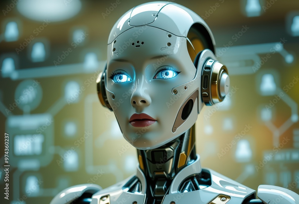 portrait of a robot portrait of a robot