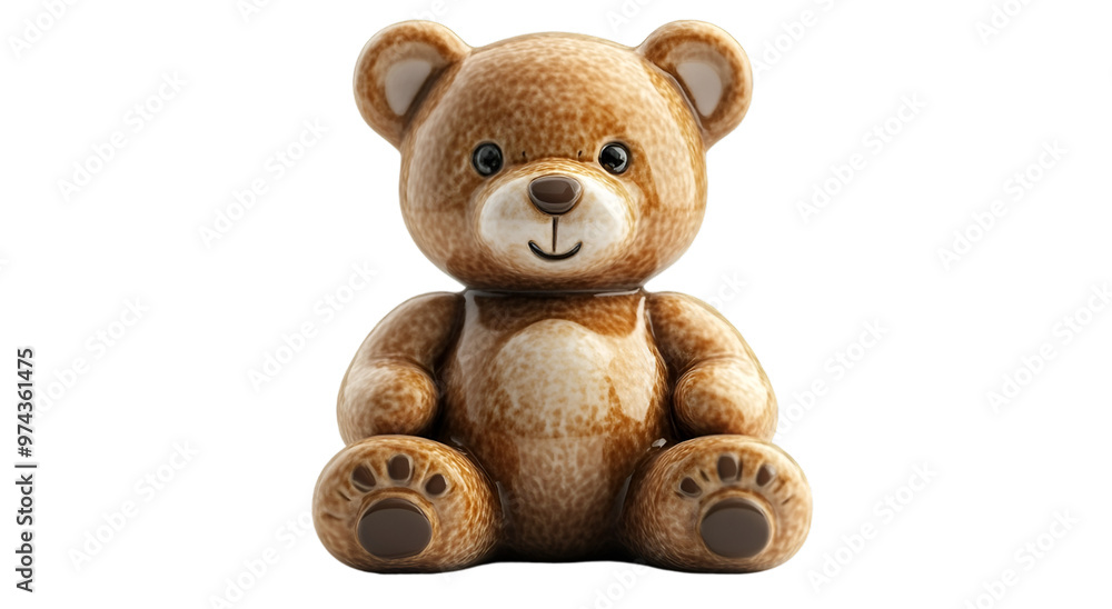 a brown teddy bear with a white background
a brown teddy bear with a white background