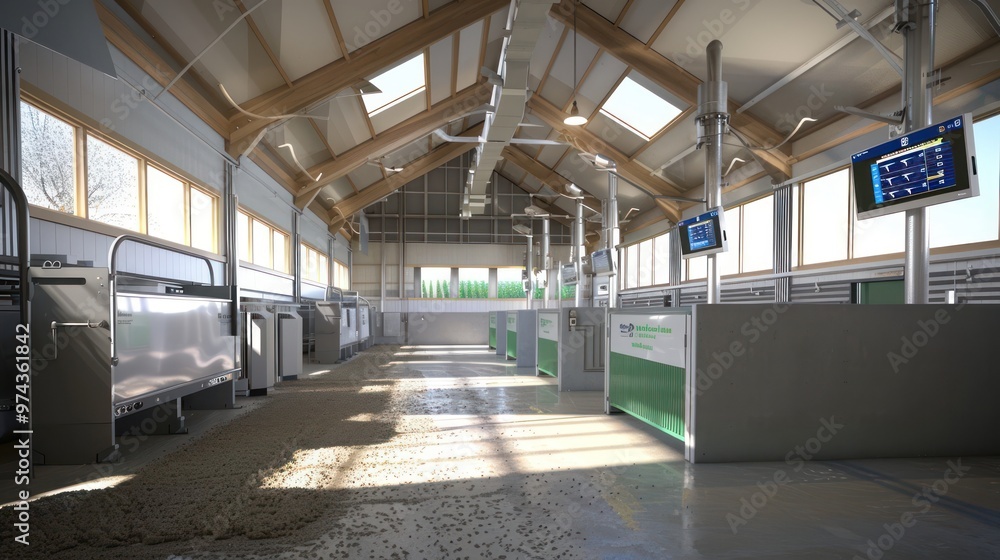 Modern Livestock Facility Interior Modern Livestock Facility Interior