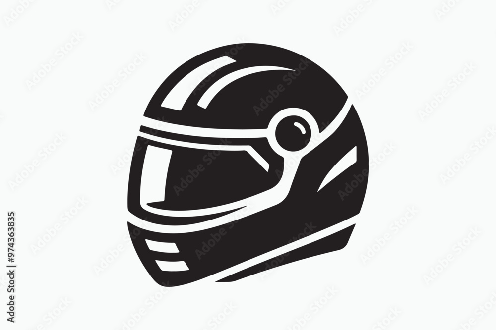 Helmet Icon Vector Illustration Helmet Icon Vector Illustration