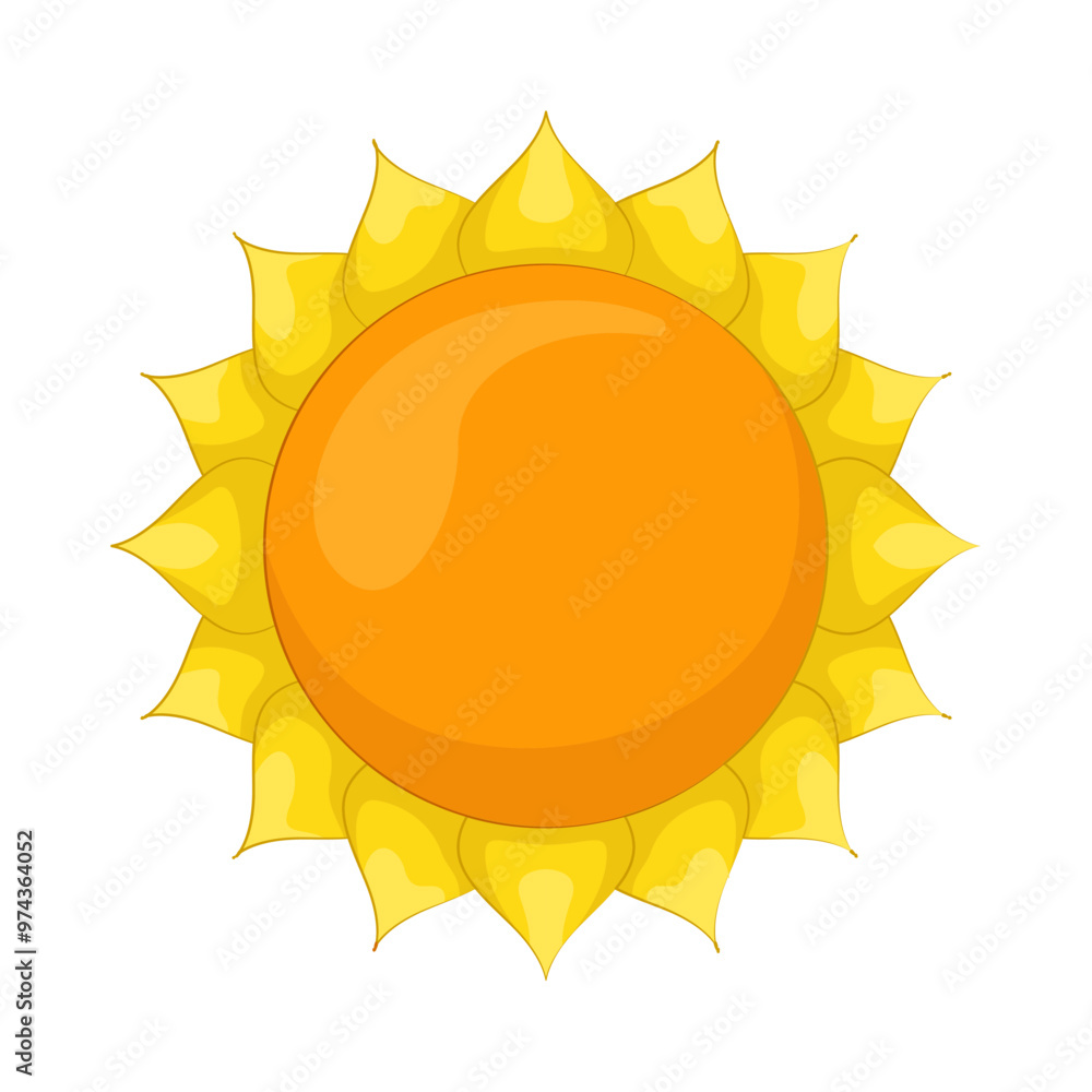 Illustration of sun Illustration of sun