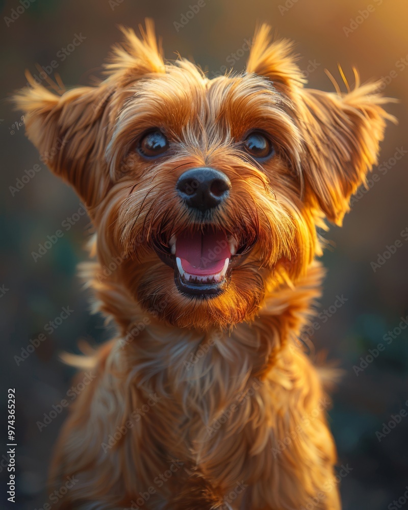A Happy Yorkshire Terrier A Happy Yorkshire Terrier