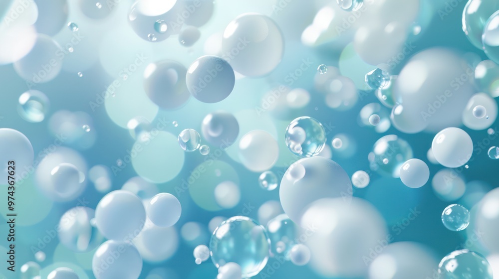 Abstract Blue Bubbles Abstract Blue Bubbles