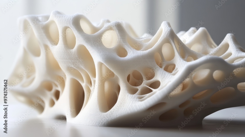 Abstract 3D Printed Sculpture Abstract 3D Printed Sculpture