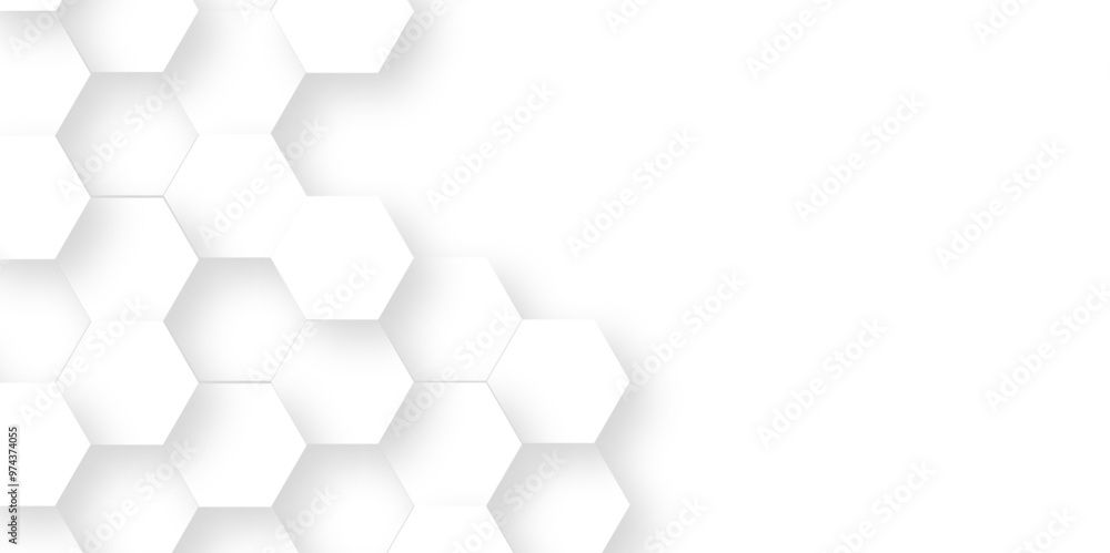 Abstract pattern with hexagonal white and gray technology line paper background. Hexagonal grid tile and mosaic structure mess cell. white and gray hexagon honeycomb geometric copy space. Abstract pattern with hexagonal white and gray technology line paper background. Hexagonal grid tile and mosaic structure mess cell. white and gray hexagon honeycomb geometric copy space.