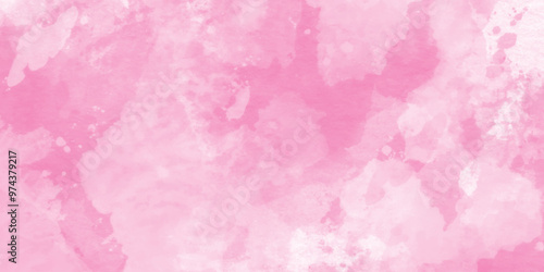 pastel hand painted watercolor of pink texture, Abstract grainy fantasy smooth light pink watercolor paper texture with clouds, Grunge pink background, Stain artistic hand painted texture of pink.
