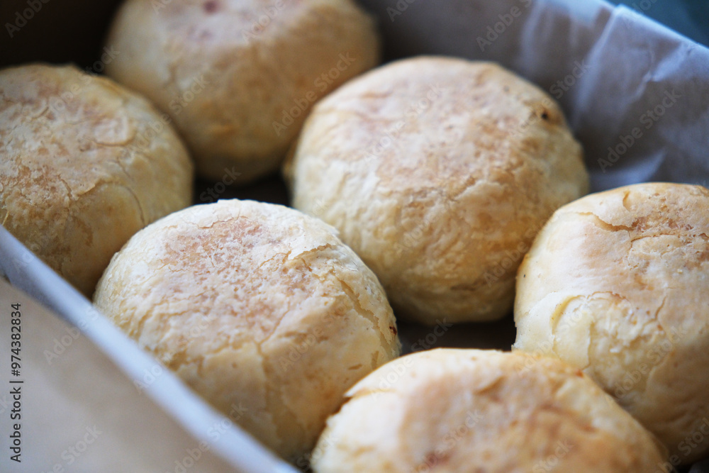 Chinese mooncake with pork filling. Pork mooncake close up Chinese mooncake with pork filling. Pork mooncake close up