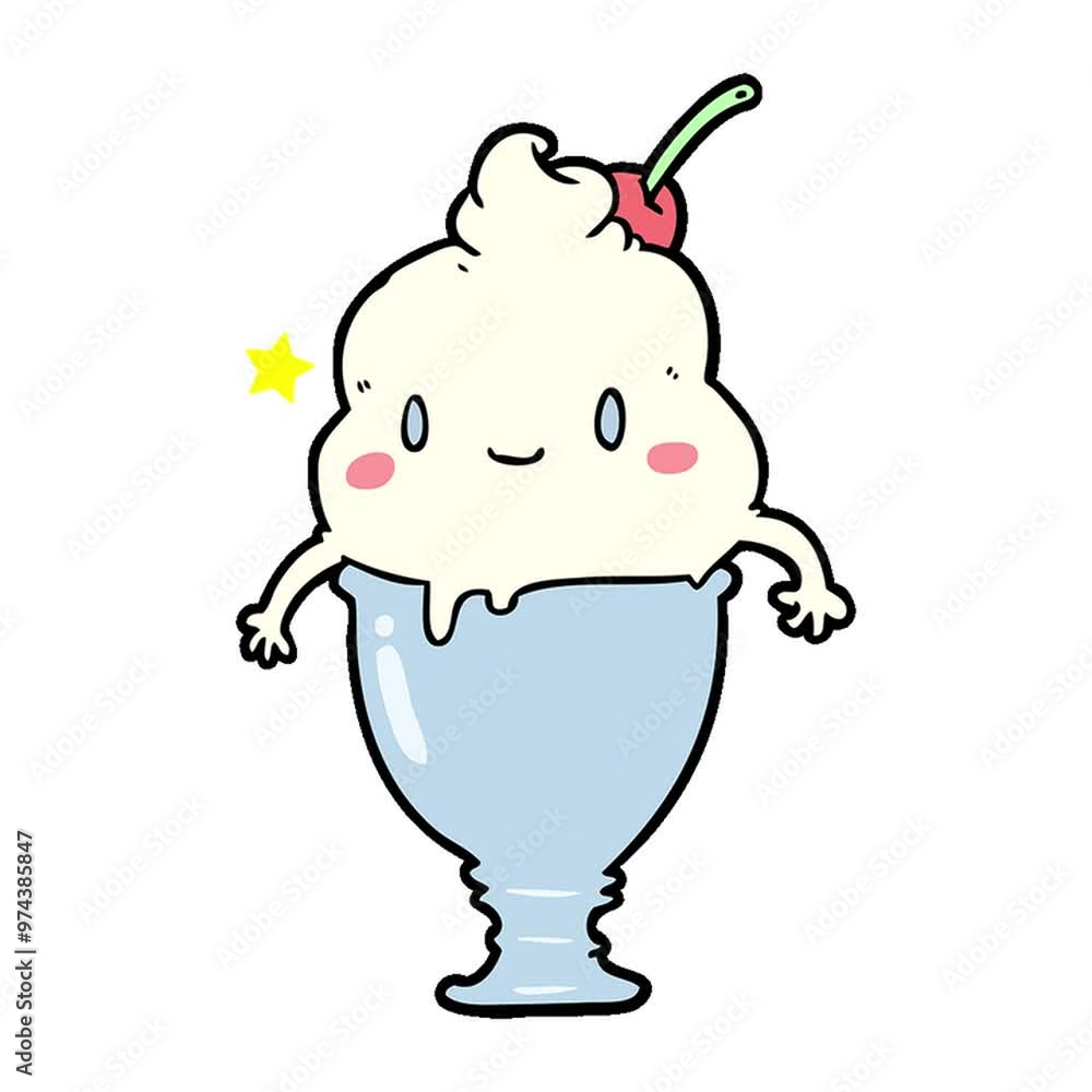 cute cartoon ice cream cute cartoon ice cream