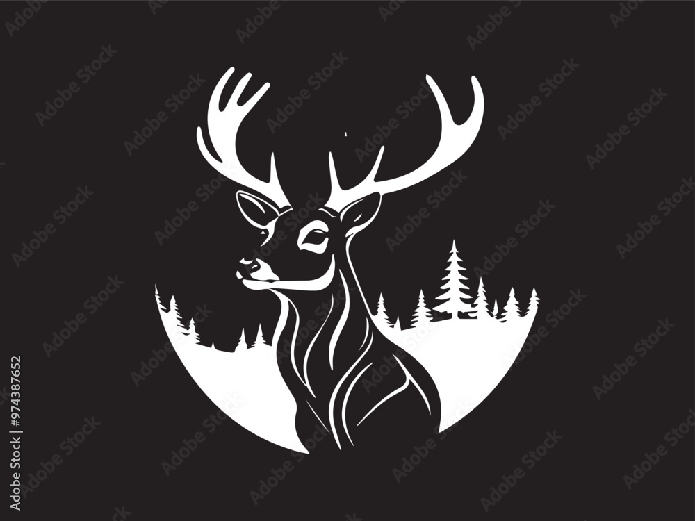 Black animals logo icon on white background Black animals logo icon on white background