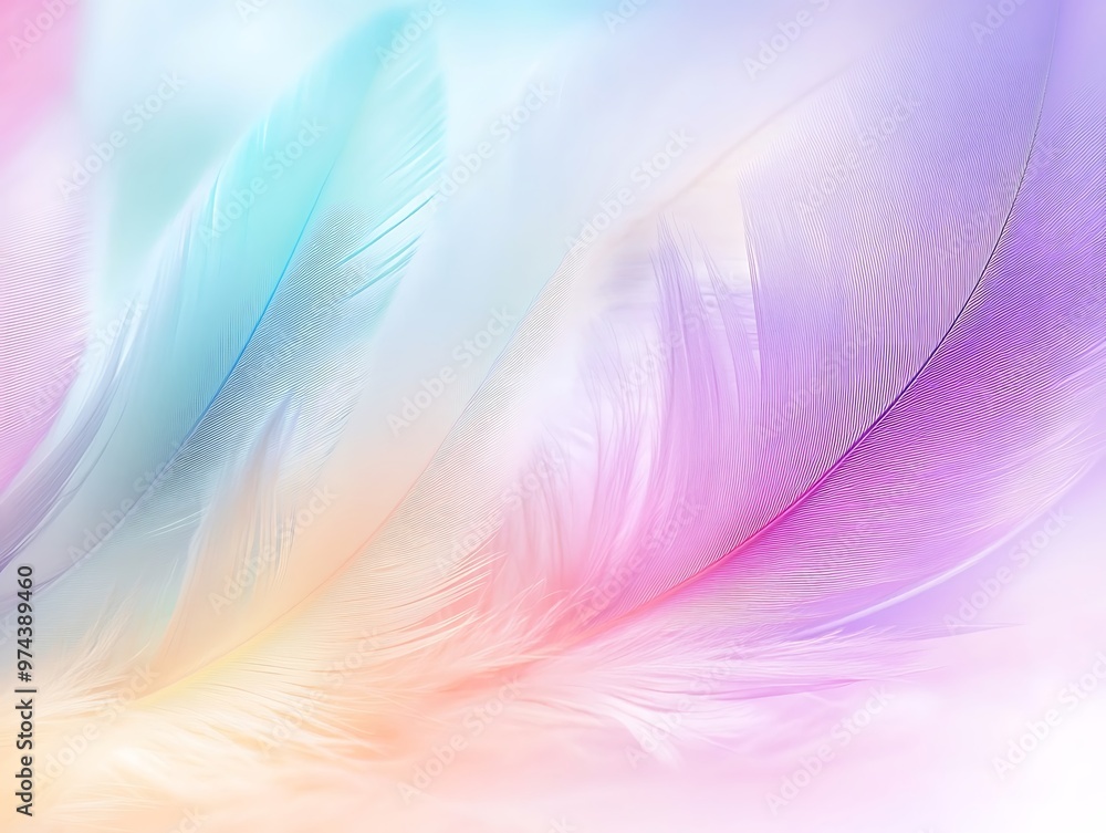 pastel colour feather abstract background pastel colour feather abstract background