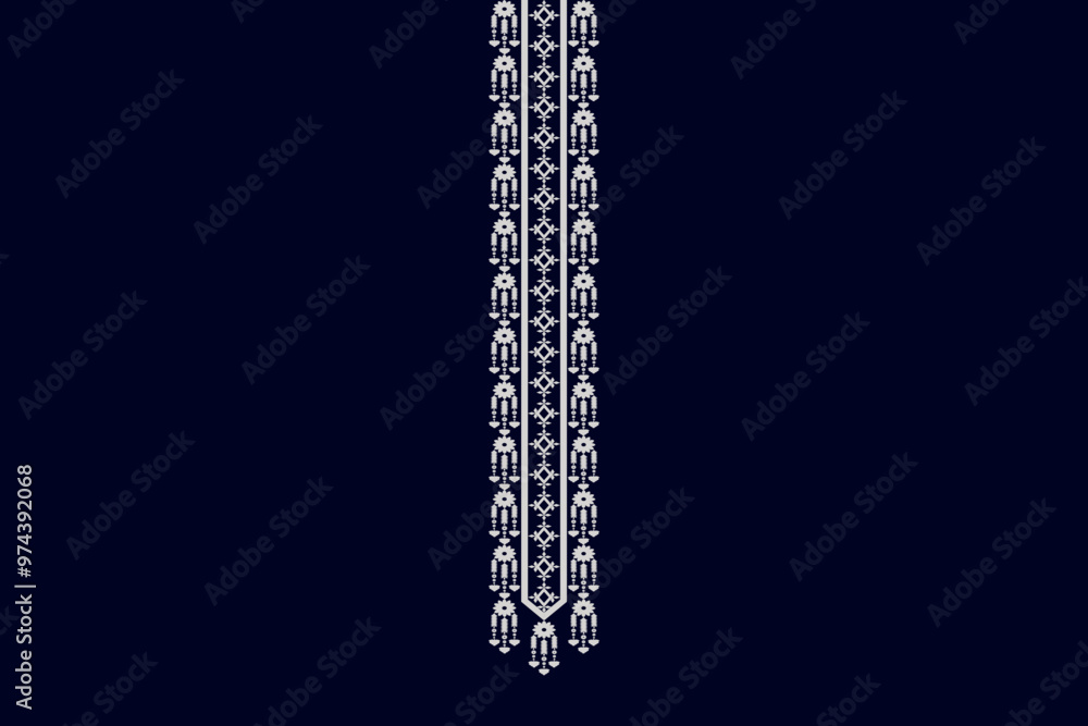 Neckline embroidery design for cloth fabric and textile Neckline embroidery design for cloth fabric and textile