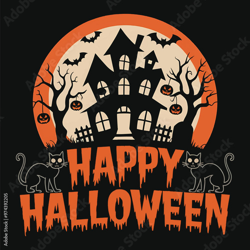 Beautiful Halloween vector design.