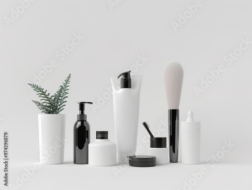 Wallpaper Mural make up powder and brush Torontodigital.ca