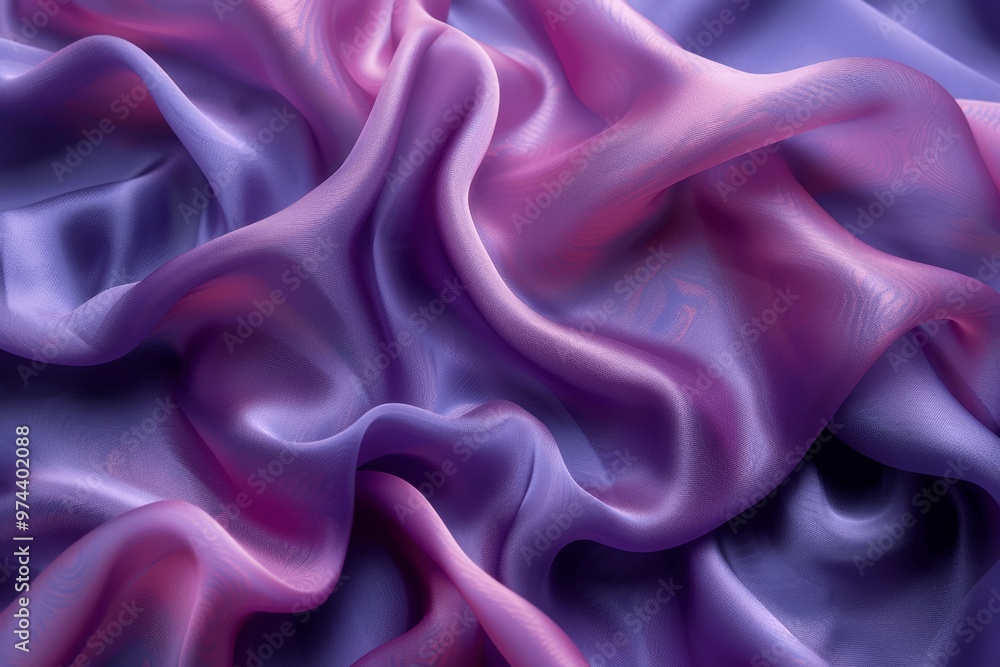 Obraz premium Elegant Purple Gradient Silk Satin Background