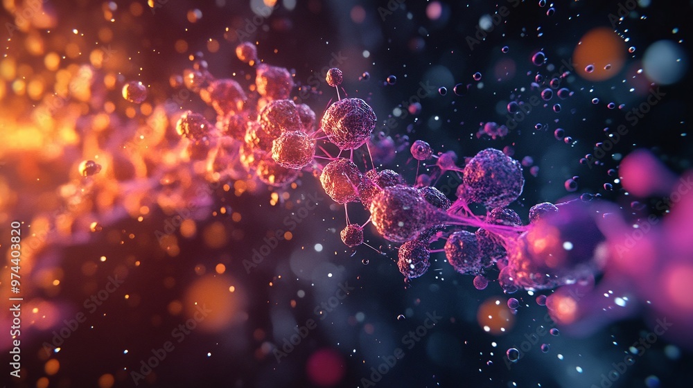 biochemical reaction visualized, dynamic enzyme catalysis with constant movement showing molecular mechanisms and energy transformation biochemical reaction visualized, dynamic enzyme catalysis with constant movement showing molecular mechanisms and energy transformation