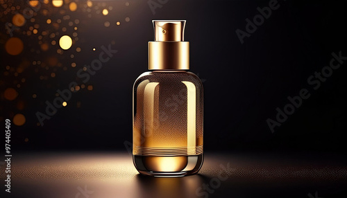 photo beauty product bottle mockup image with background