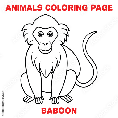 animals coloring book  for kisa photo