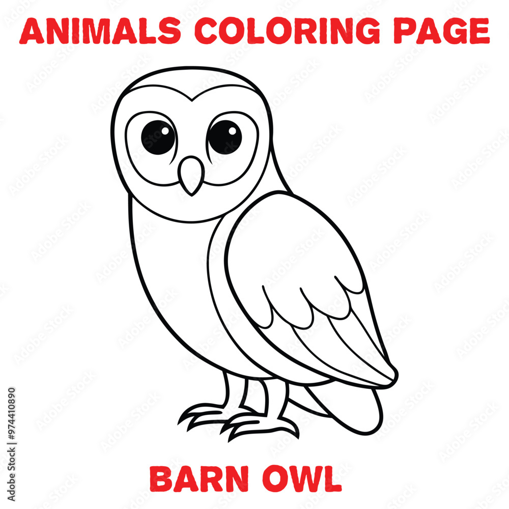 Naklejka premium animals coloring book for kisa