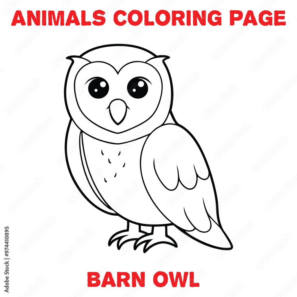 Fototapeta premium animals coloring book for kisa