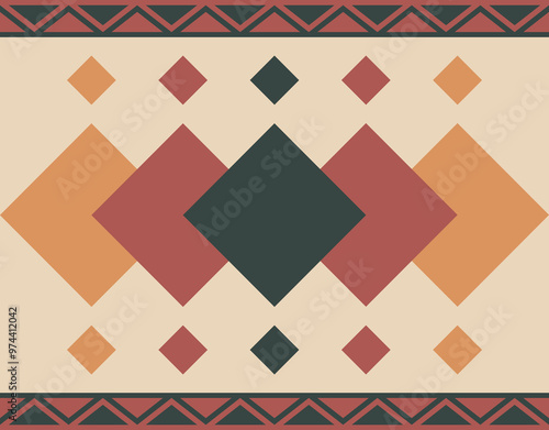 Native American Indian Designs, Navajo Pattern, Fabric Design Navajo, Concept Print Carpet Rugs Wallpaper Canvas Decoration Bohemian Fashion Ethnic Textile industry, etc.