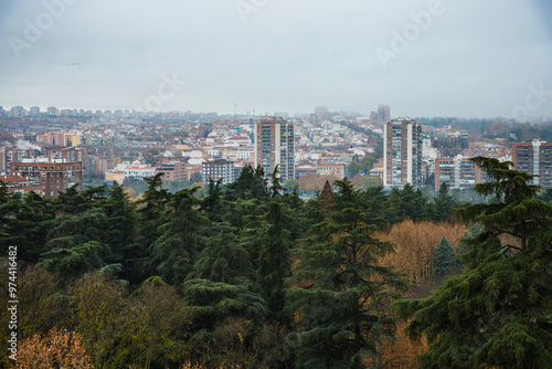 Madrid, Spain - aerial view of the city