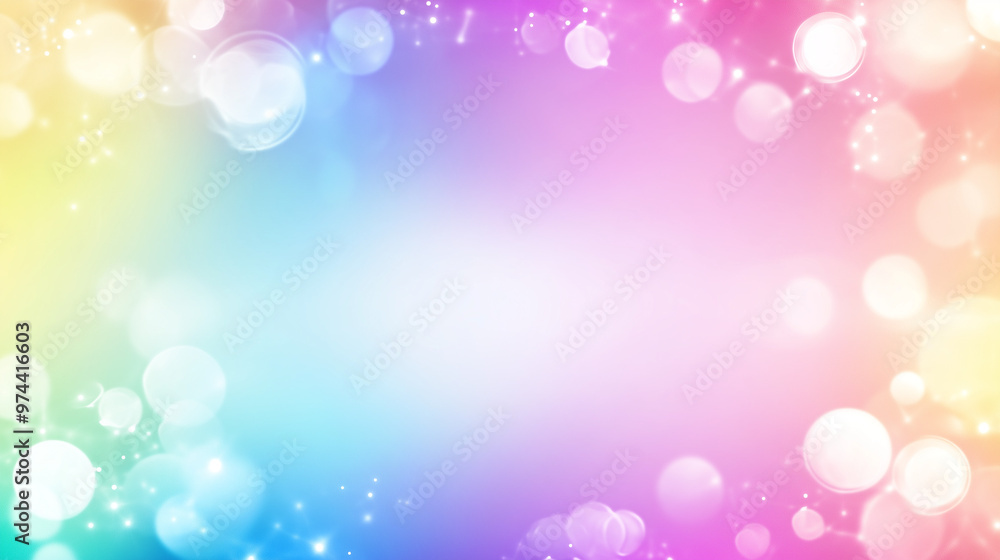 Obraz premium Pastel Bokeh Lights
