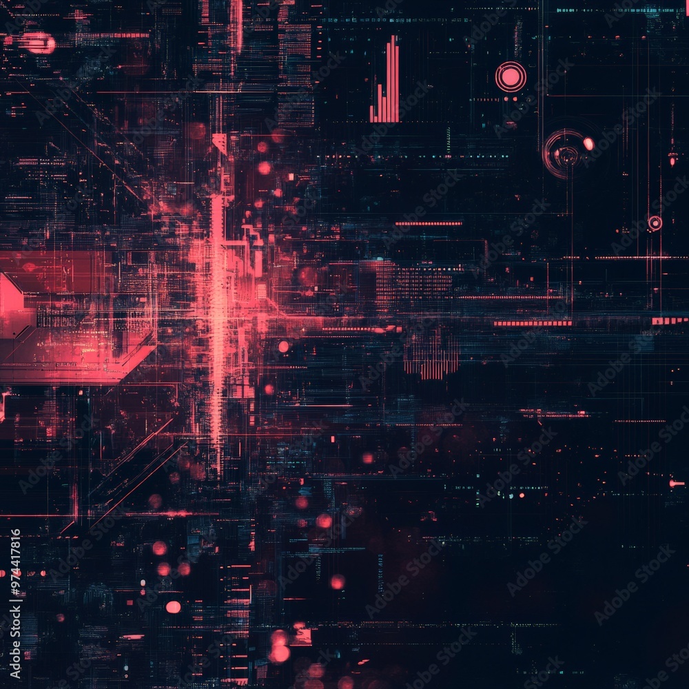 Digital background for tech AI data audio graphic Digital background for tech AI data audio graphic
