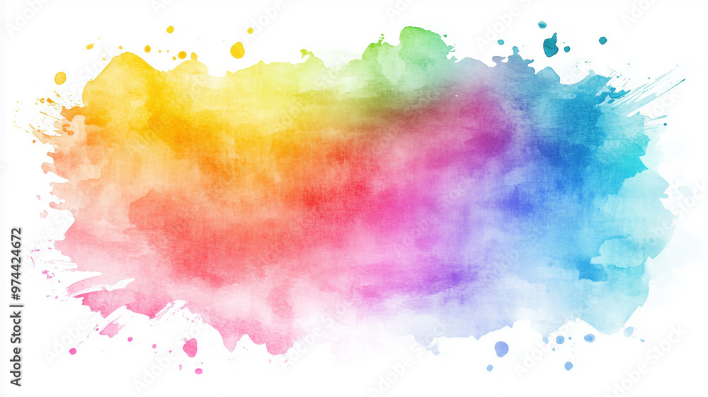 Obraz premium Pastel Watercolor Splash