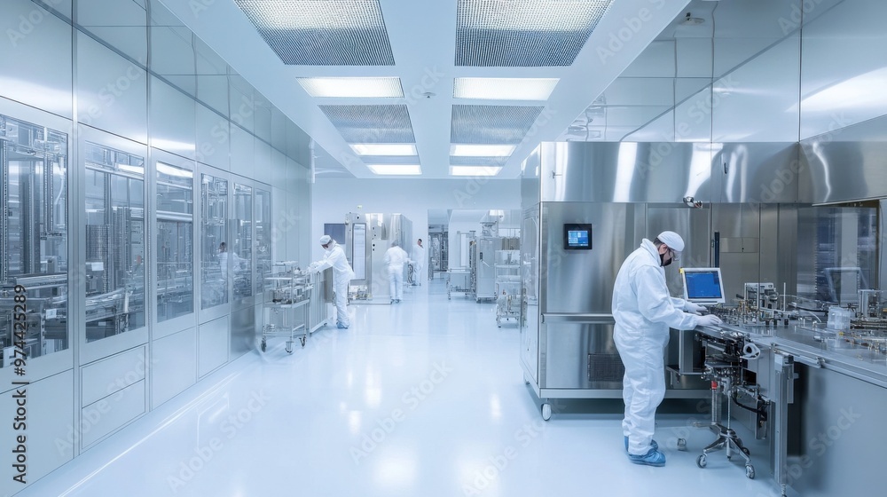 Room in a Semiconductor Manufacturing Facility Room in a Semiconductor Manufacturing Facility