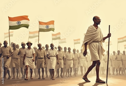 Mahatma gandhi jayanti. 2 october gandhi Jayanti,  indian Freedom Fighter Mahatma Gandhi 
 photo