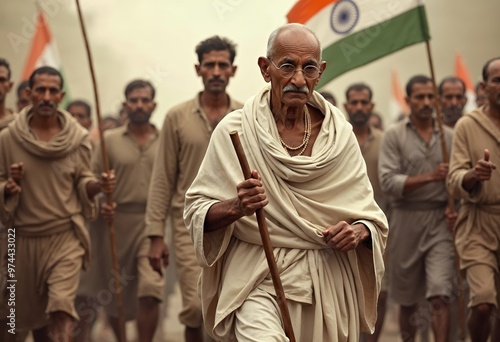 Mahatma gandhi jayanti. 2 october gandhi Jayanti,  indian Freedom Fighter Mahatma Gandhi 
 photo