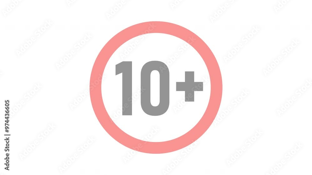 Animated icon for age restricted websites Animated icon for age restricted websites