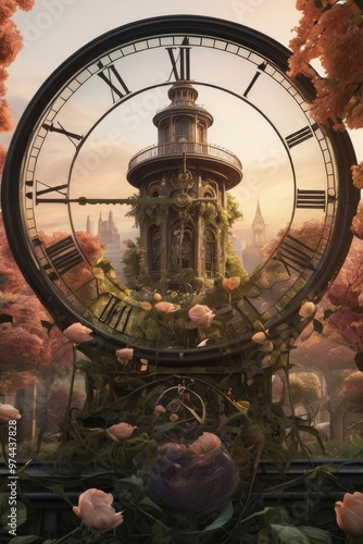 The Garden of Time: Blooming Moments and Lost Hours