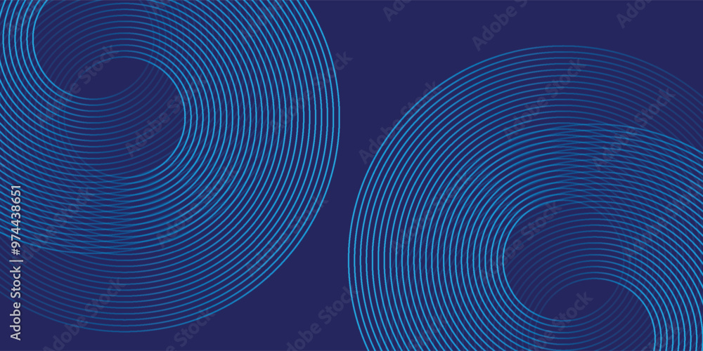 Abstract blue glowing geometric lines on dark blue background Abstract blue glowing geometric lines on dark blue background