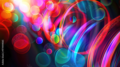 Abstract background, multic...