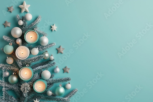 Christmas background with b...