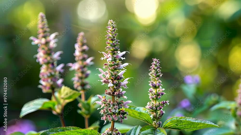 Exploring the beauty of blooming flowers in a lush garden during the summer afternoon light of an enchanting location Exploring the beauty of blooming flowers in a lush garden during the summer afternoon light of an enchanting location