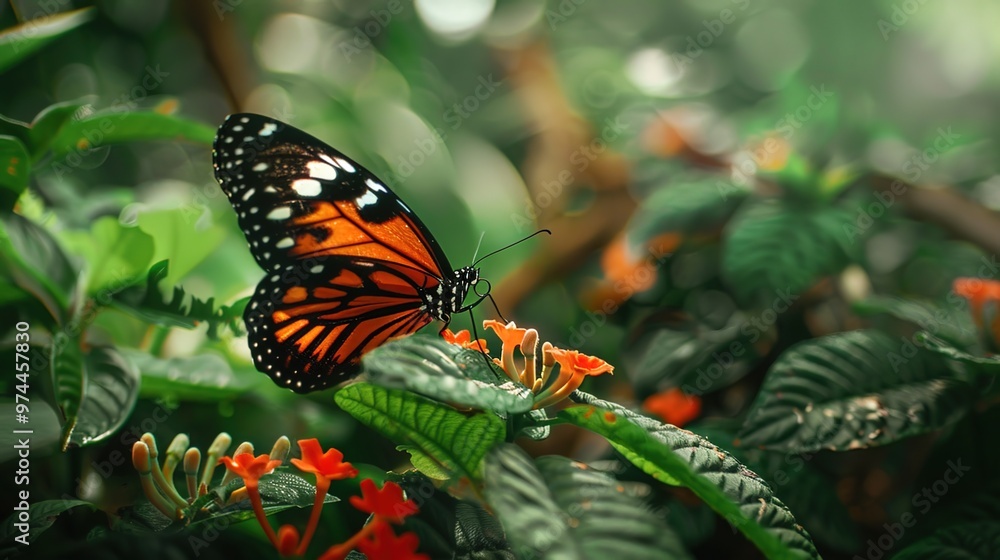 Obraz premium butterfly closeup wallpaper