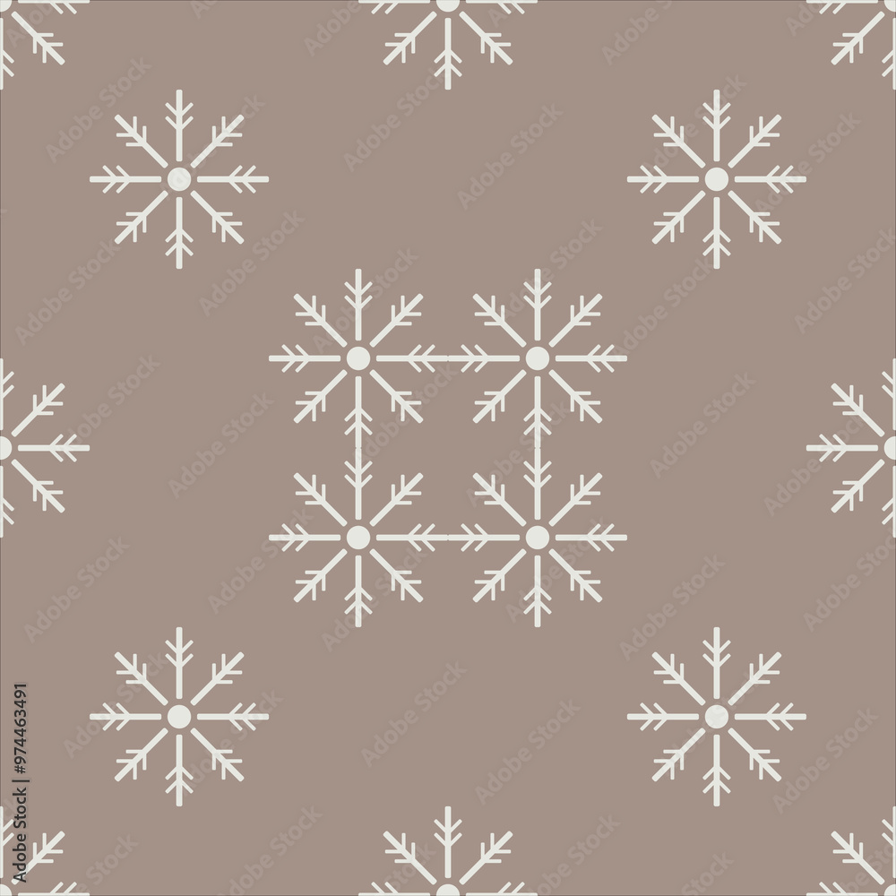Christmas seamless pattern with snowflakes Christmas seamless pattern with snowflakes