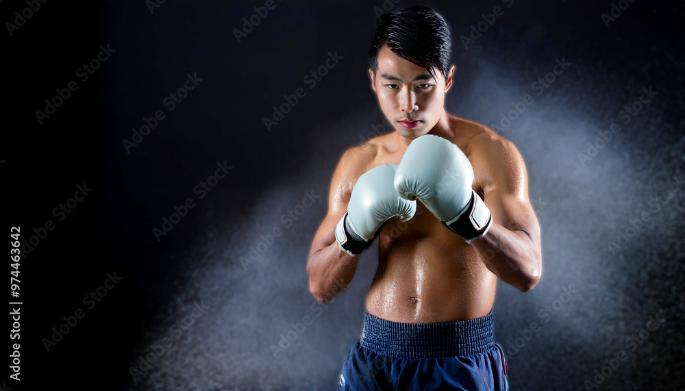 an amateur boxer preparing for a fight, wearing red boxing gloves and intense focus, The image captures the strength, fitness, combat sports, perseverance, and athleticism, Combat sports an amateur boxer preparing for a fight, wearing red boxing gloves and intense focus, The image captures the strength, fitness, combat sports, perseverance, and athleticism, Combat sports