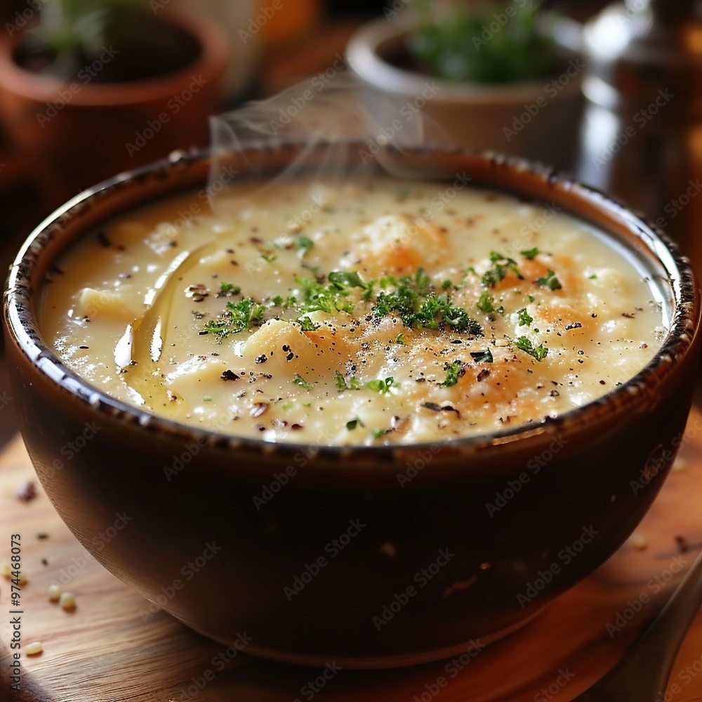 Creamy Soup With Parsley and Pepper Creamy Soup With Parsley and Pepper