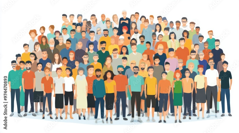 Group Of People, Diversity, isolated, Diverse Culture Group Of People, Diversity, isolated, Diverse Culture