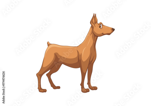 this is a creative dog graphic design for your company