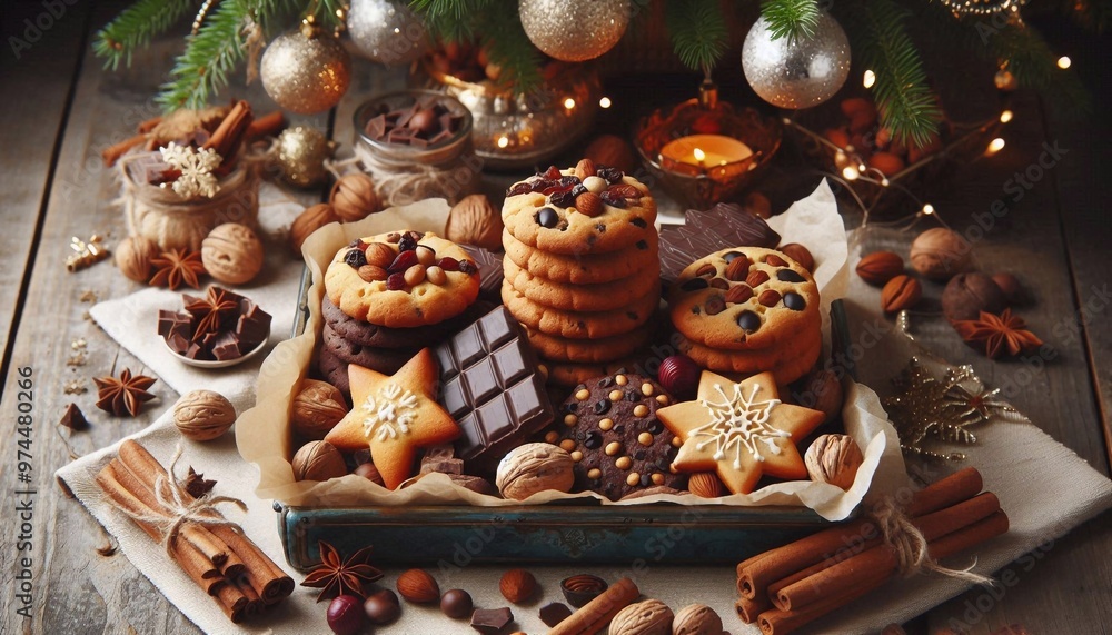 Traditioness Weihnachtsbebäck mit Schokolade, Nüssen und Rosinen Traditioness Weihnachtsbebäck mit Schokolade, Nüssen und Rosinen