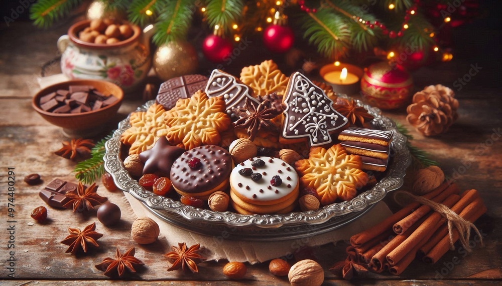 Traditioness Weihnachtsbebäck mit Schokolade, Nüssen und Rosinen Traditioness Weihnachtsbebäck mit Schokolade, Nüssen und Rosinen