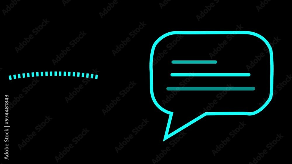 massage icon animation . Representing text or communication, on a background.in coming massage icon. massage icon animation . Representing text or communication, on a background.in coming massage icon.