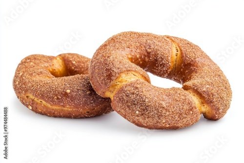 Pretzel isolated on white background