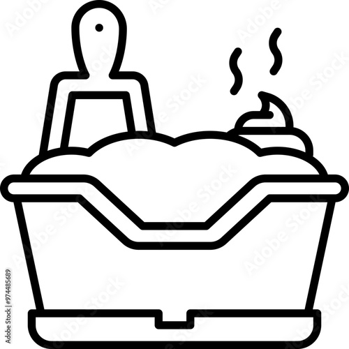 Litter box icon