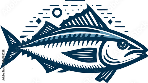 Tuna fish vector art