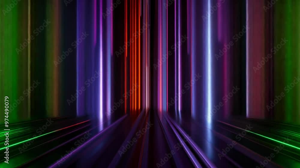 Colorful Light Beam Background Animation Colorful Light Beam Background Animation